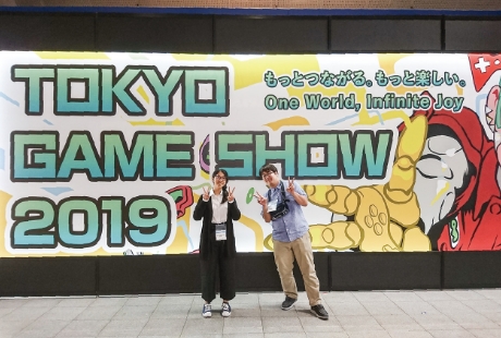 学科の特徴 POINT3 日本国内最大ゲームショウ TOKYO GAME SHOWに出展