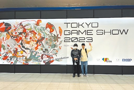 学科の特徴 POINT3 日本国内最大ゲームショウ TOKYO GAME SHOWに出展